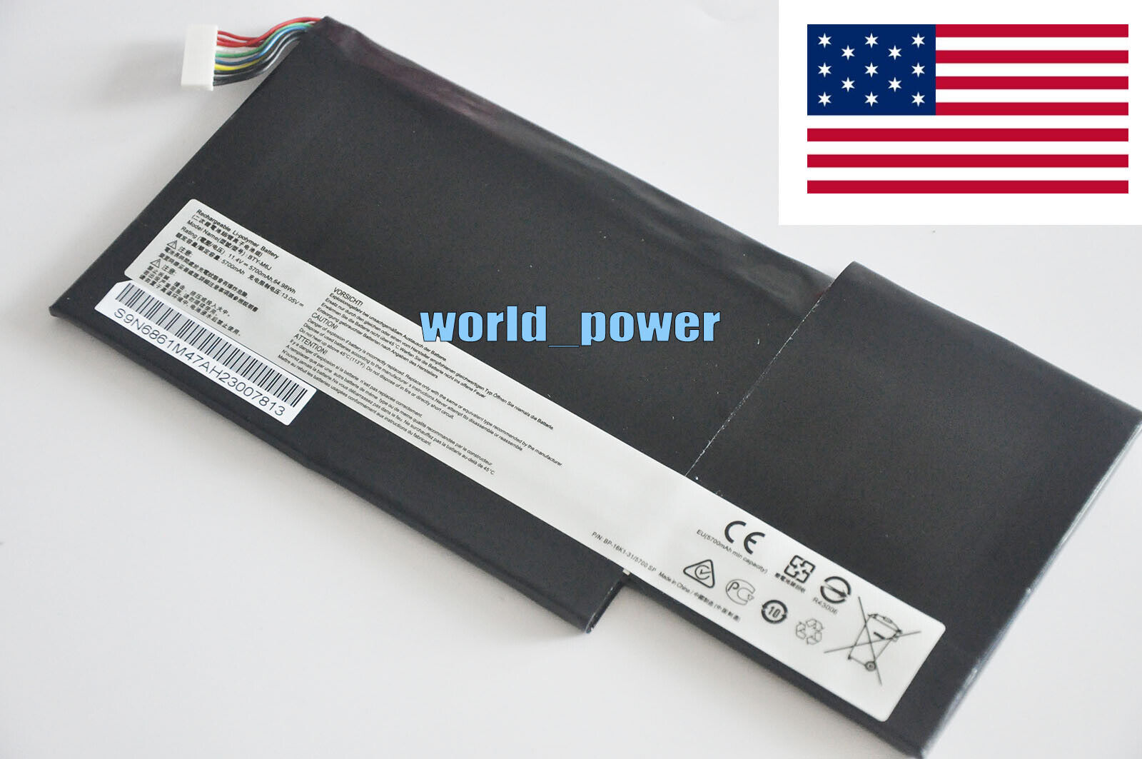 USA New Genuine BTY-M6J Battery For MSI GS63 GS63VR GS73 GS73VR Stealth Pro 6RF