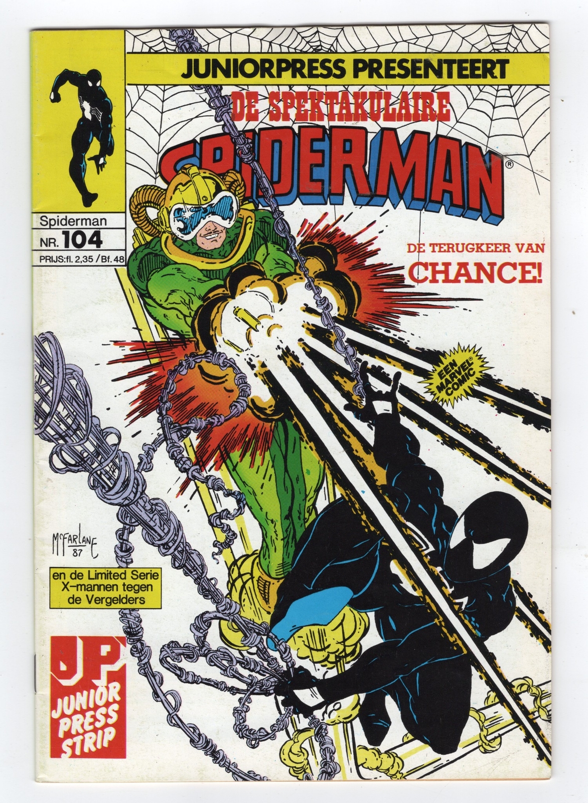 1988 MARVEL AMAZING SPIDER-MAN #298 1ST VENOM & MCFARLANE ART KEY RARE DUTCH
