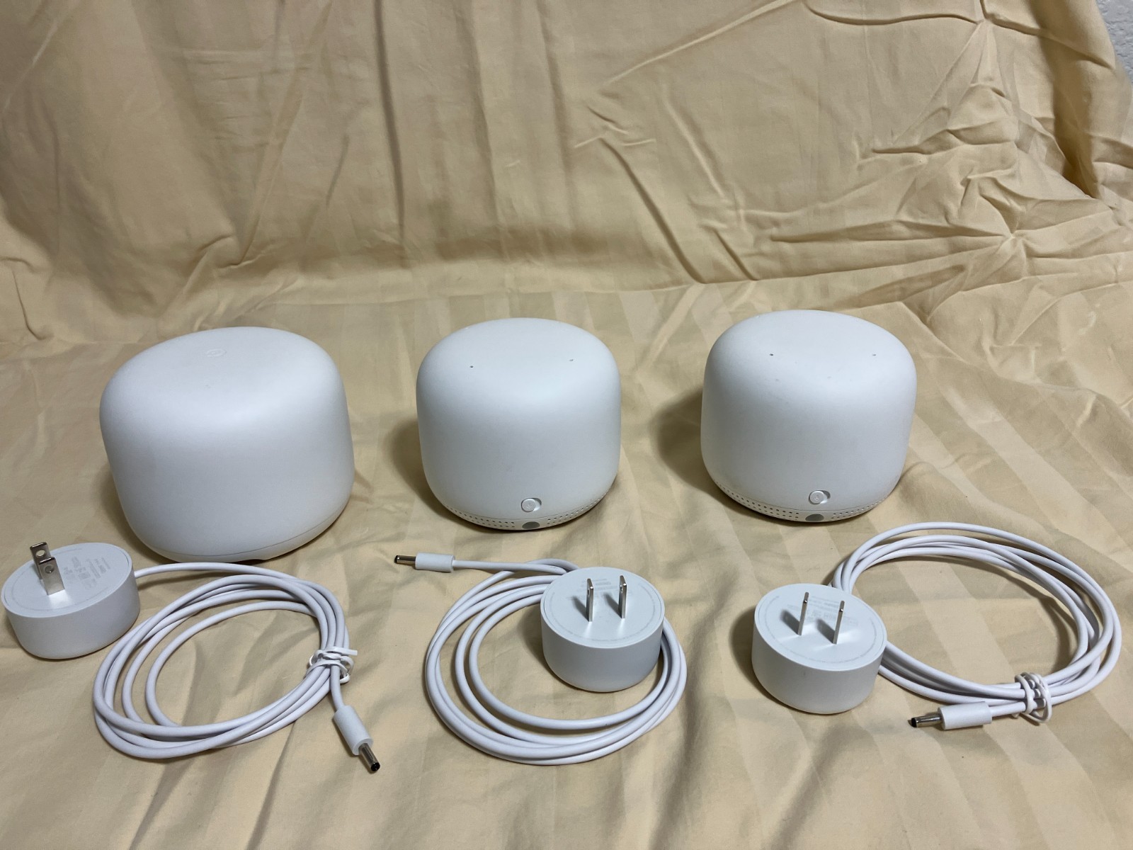 Google Nest Wifi Router and 2 Points - Snow
