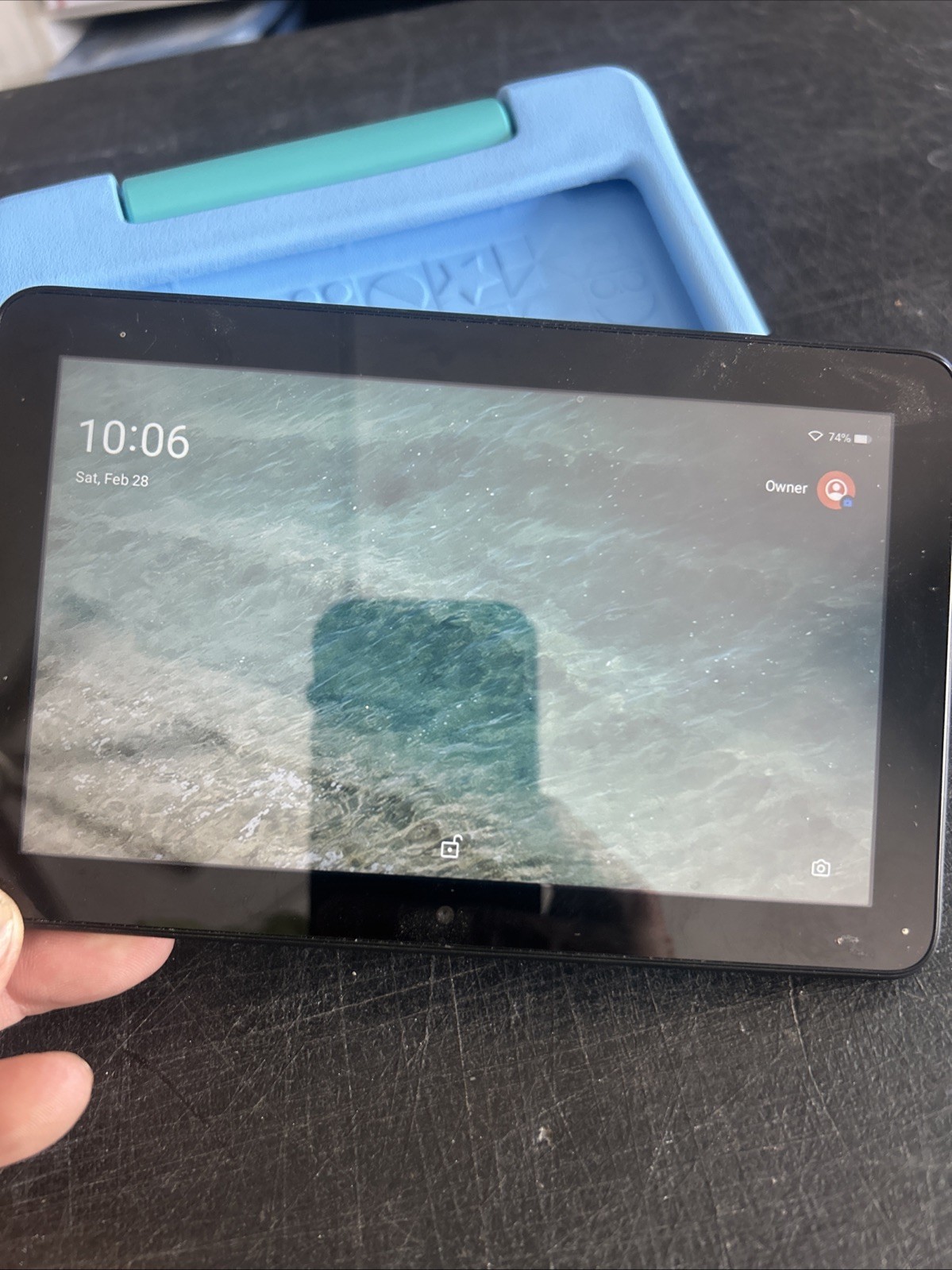 Amazon Fire 7 12th Gen Tablet 7" Display Black Model P8AT8Z Bundle