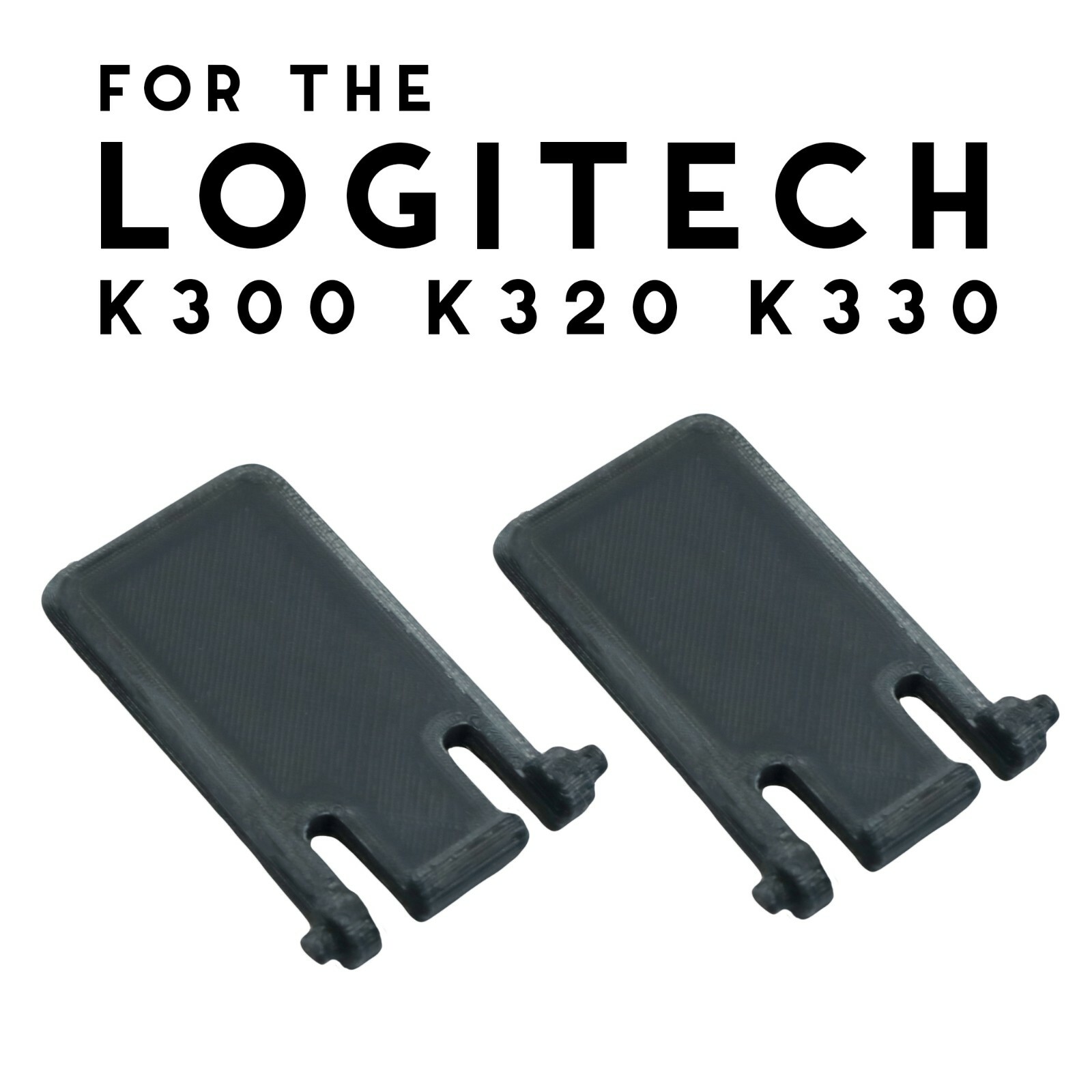 Logitech K300 K320 K330 Keyboard Feet / Leg Replacement Tilt Foot 2-PACK