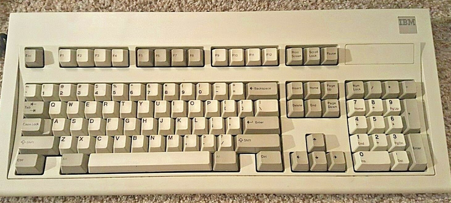 IBM Model M Keyboard KEYCAPS Buckling Spring Caps GENUINE Individual Replacement
