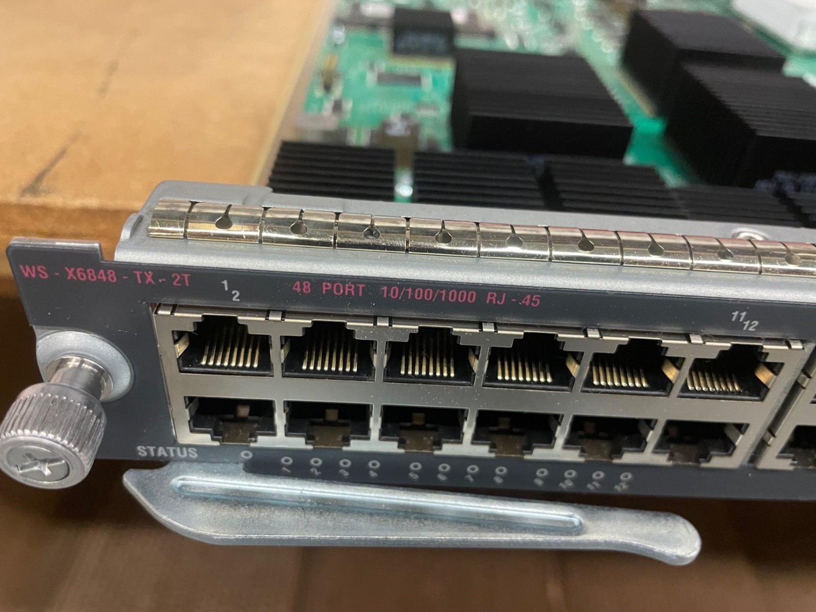 Cisco Catalyst WS-X6848-TX-2T 48-Port Gigabit Ethernet Copper Module
