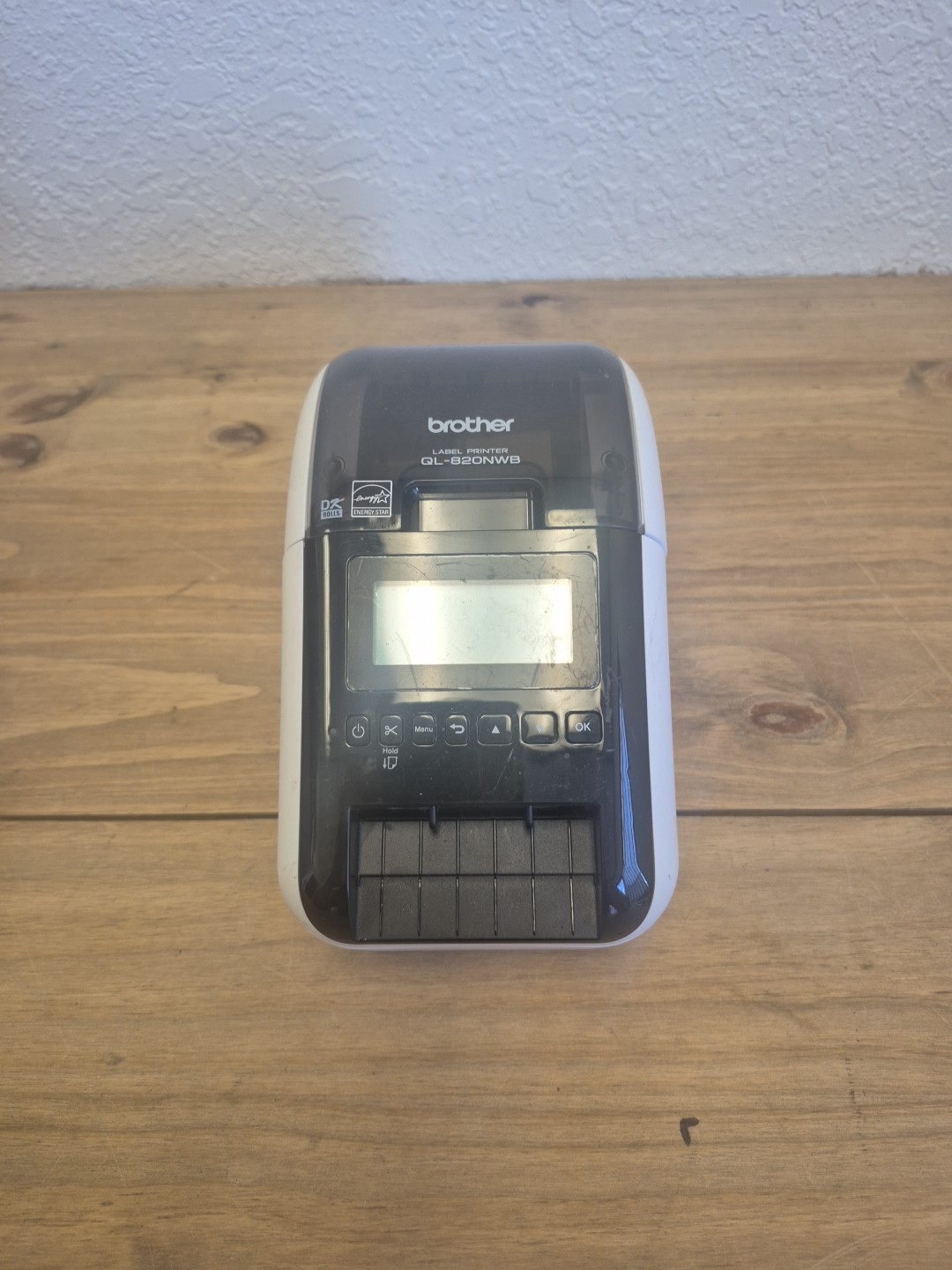 Untested Brother Label Printer Model QL-820NWB (No Cords)