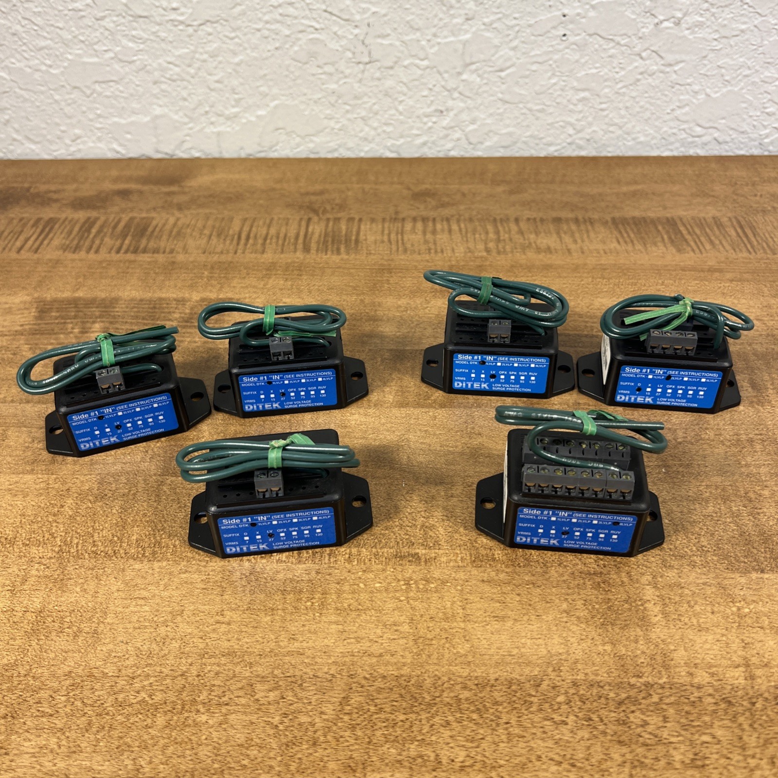 Lot of 5 DITEK Surge Protectors New Open Box