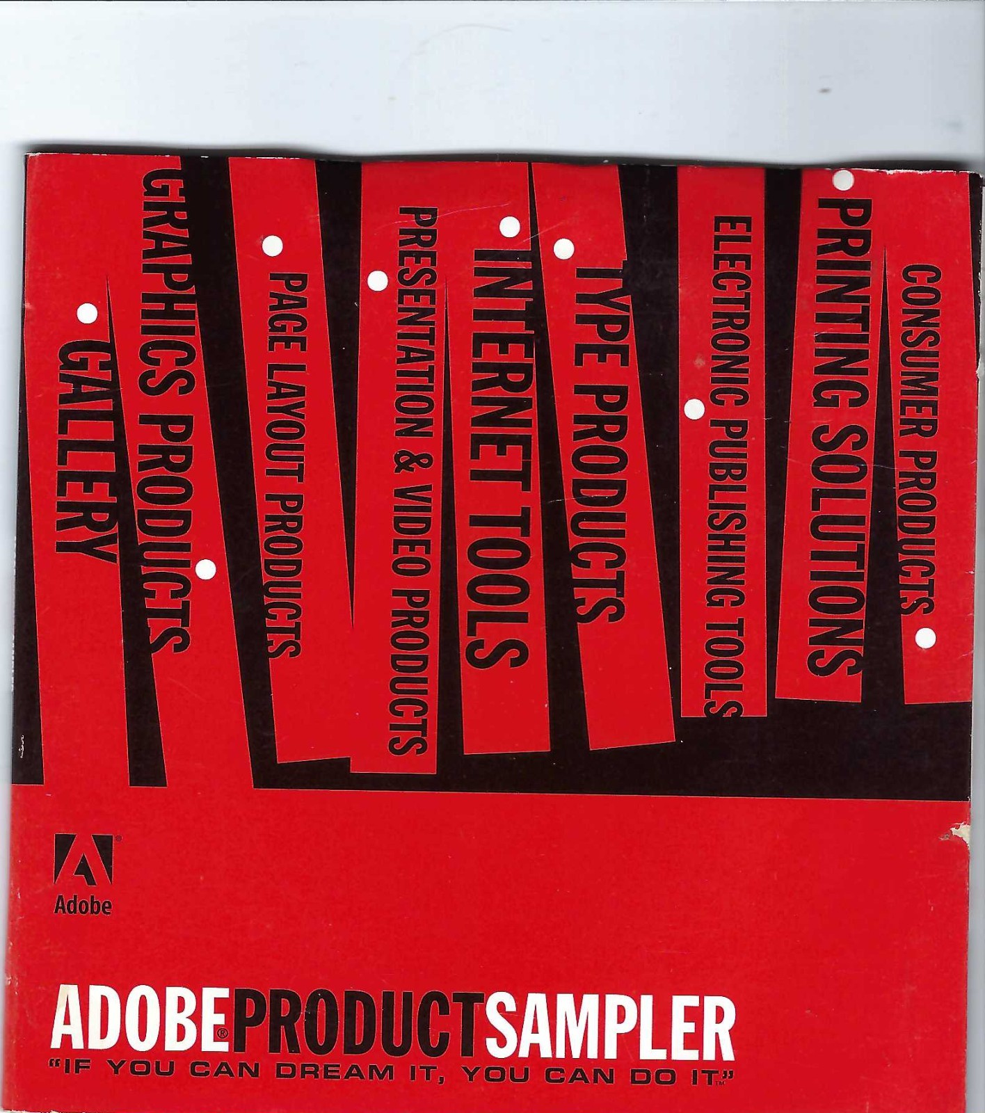 ITHistory SOFTWARE APPLE/IBM  (1990s)  ADOBE PRODUCT SAMPLER  CD