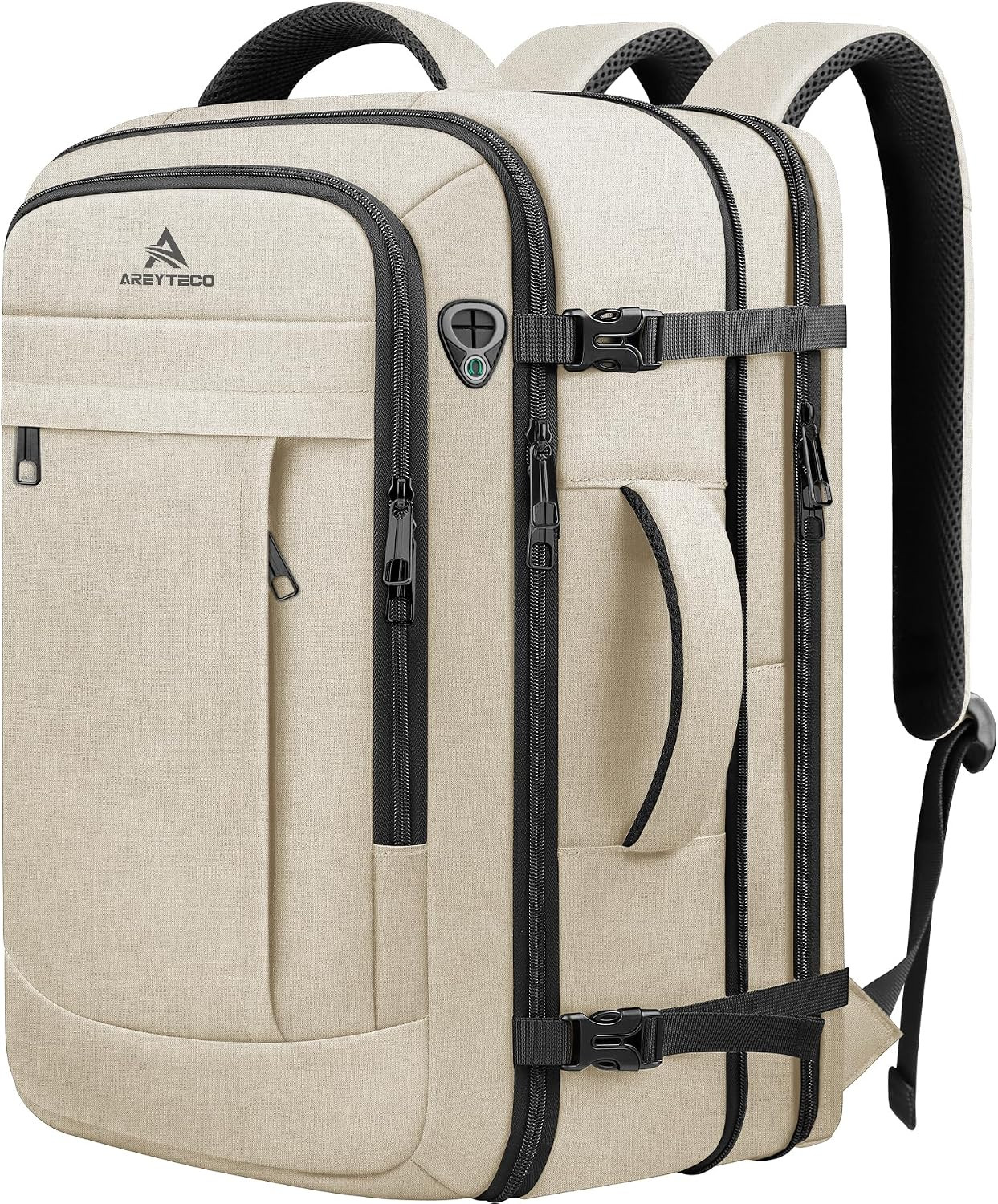 Carry on Backpack for Women, 55L Large Travel Laptop Backpack, 50L