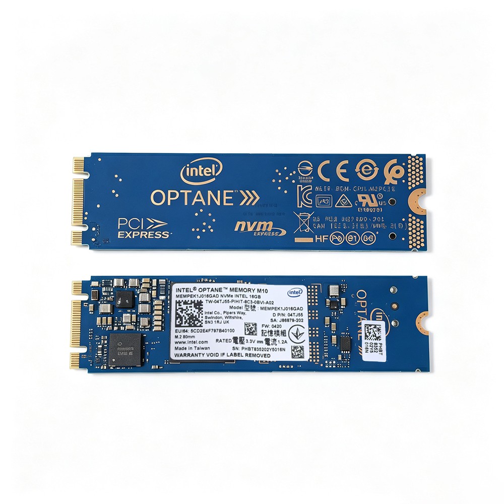 50Pcs Intel Optane Memory M10 2280 16GB SSD MEMPEK1J016GAD PCIe 3.0 Xpoint NVMe