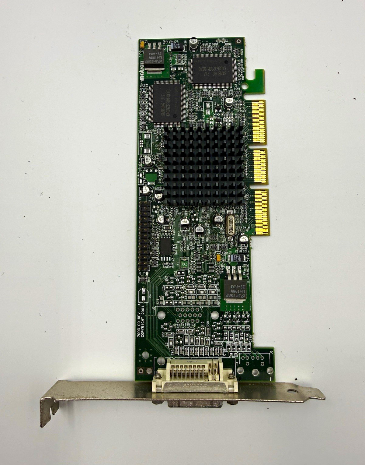 IBM Matrox Millennium G450 DVI AGP Video Graphics Card FRU 25P6691 Vintage