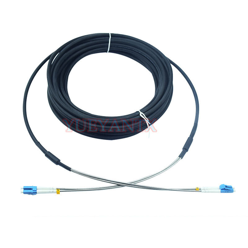 90M SM LC/FC/ST/SC Duplex 7.0mm Fiber Cable Waterproof Outdoor Field Patch Cord