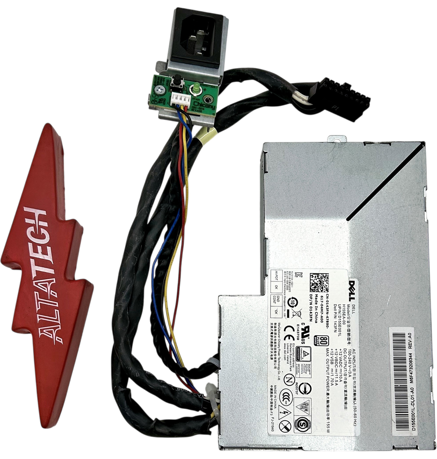 Dell 0143FN 155W Power Supply OPT 7040 AIO