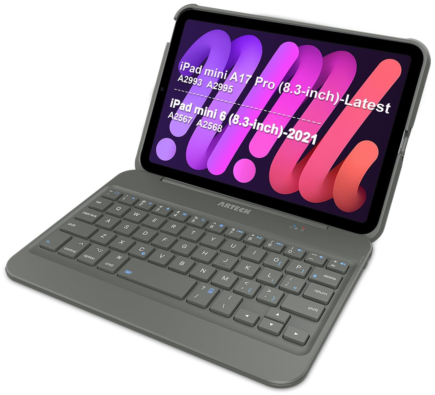 Arteck iPad mini A17 Pro / 6 (8.3-inch), multi