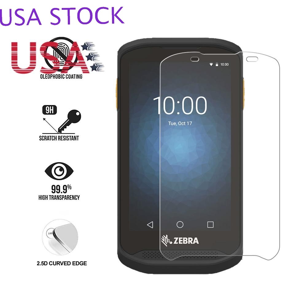 US 2PCS Tempered Glass Screen Protector for Zebra TC20 TC200J TC25 NEW STOCK LOT