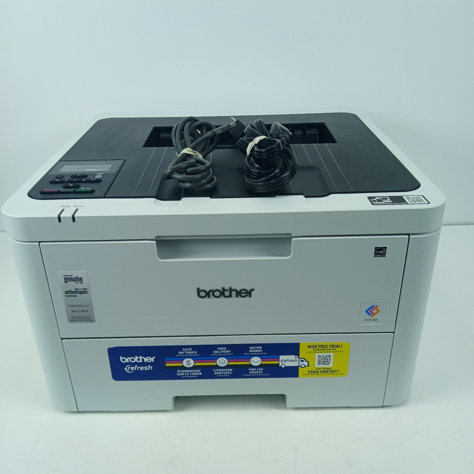 Brother HL-L3220CDW Wireless Compact Digital Color Printer W/ TONER  73 PAGE CNT