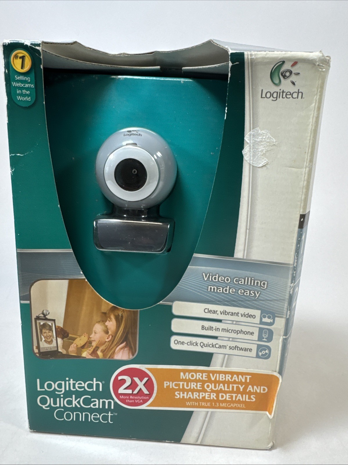 Logitech QuickCam Connect Video Calling Web Camera Chatting E 2500 New Sealed 