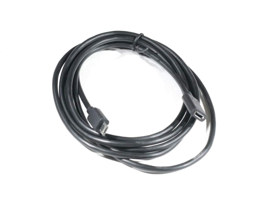 USB MicroB 5 Pin Male to USB MicroB 5 Pin Female Extension Cable 6FT