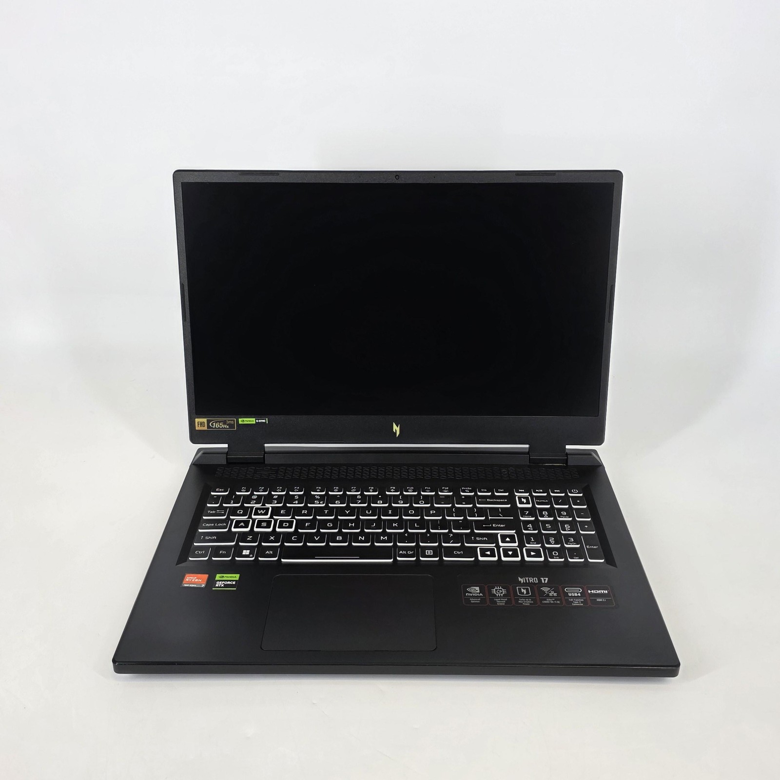 Acer Nitro 17 Black FHD 3.8 GHz Ryzen 7 7840HS 16GB 1TB SSD NVIDIA RTX 4050 Good