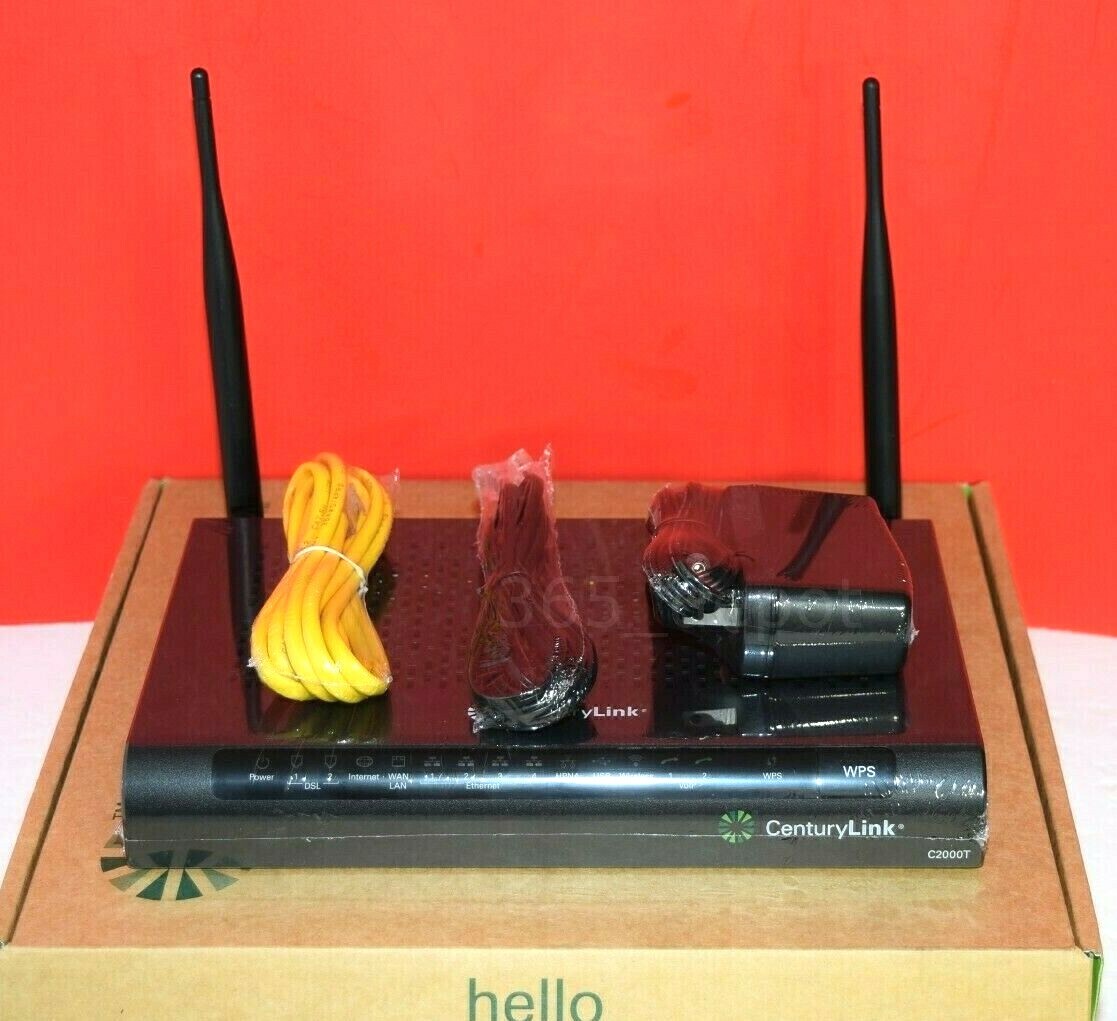 CenturyLink C2000T Technicolor 802.11N Wireless ADSL2+ VDSL Modem Router 