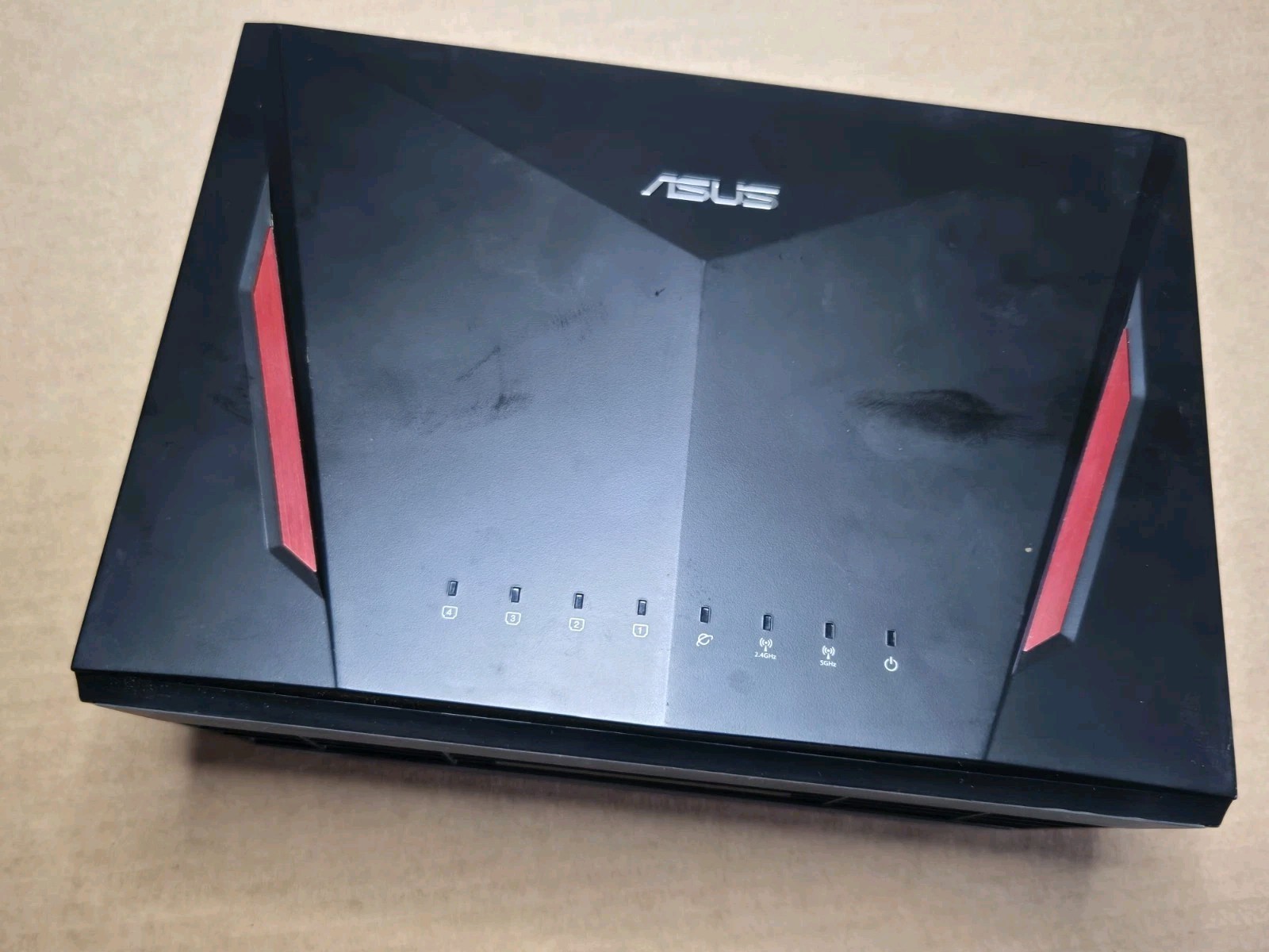 ASUS AC2900 Dual Band Gigabit WiFi Gaming Router Black RT-AC86U no power adapter