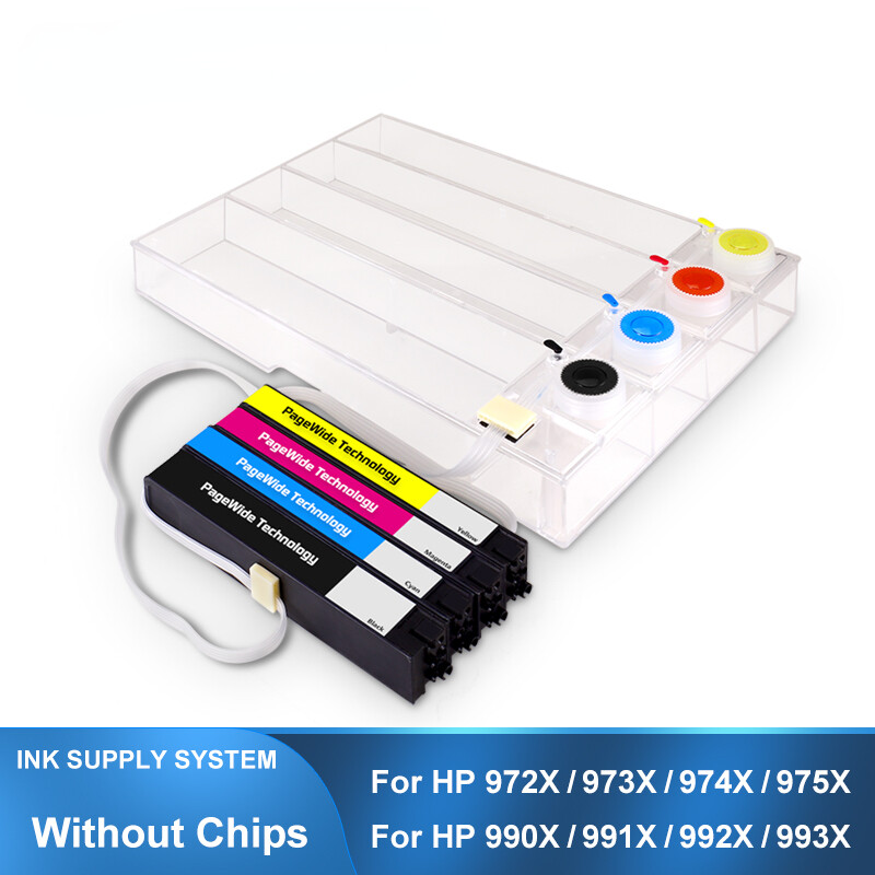 CISS For HP 972X 973X 974X 975X 972 973 974 975 991 992 993 990X Without Chips
