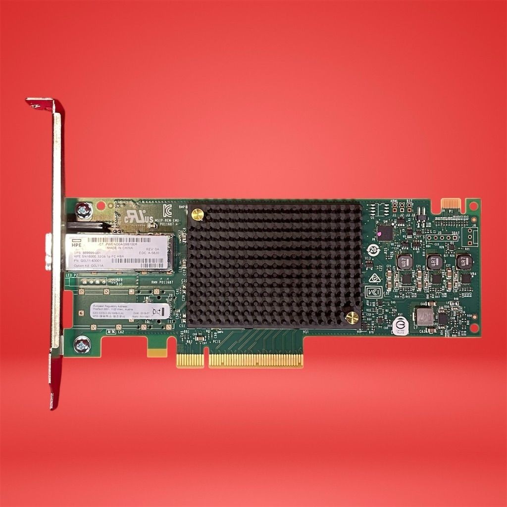 HPE SN1600E 32Gb Single-Port PCIe Fibre Channel HBA 869999-001 Q0L11-63001