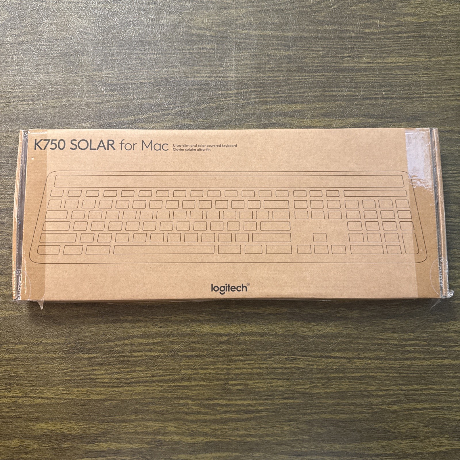 New Logitech K750 Wireless Solar Keyboard for Mac Computer Silver Color