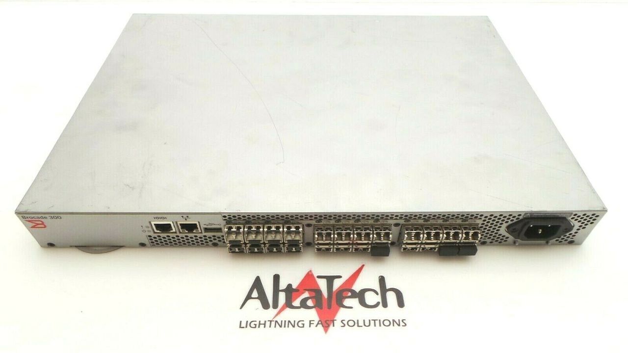 Brocade BR-300 300 24 Port 8G SAN Storage Network Switch - Fully Tested