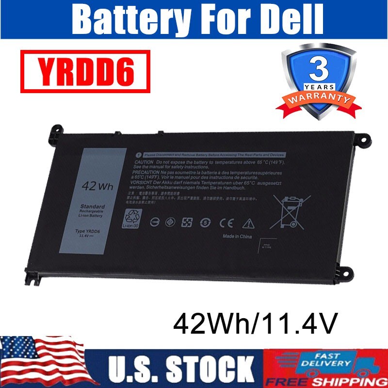 YRDD6 Battery For Dell P111G P116G P61F P70F P76F P78F P85F P92G P93G VM732 FAST