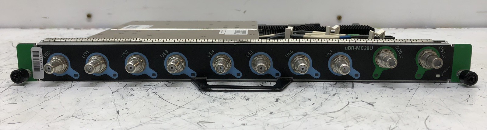 CISCO uBR-MC28U 8-UPSTREAM 2-DOWNSTREAM CHANNELS UNTESTED FOR PARTS OR REPAIR