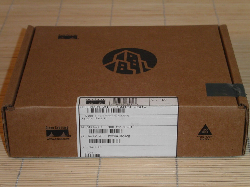 New Cisco WIC-1ADSL-DG unopened, new original packaging