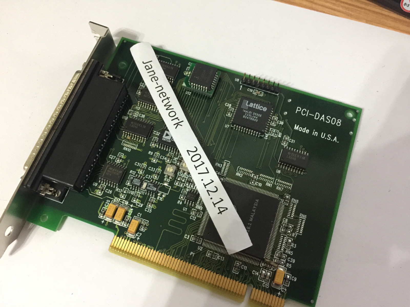 100% tested PCI-DAS08 via DHL or Fedex shipping