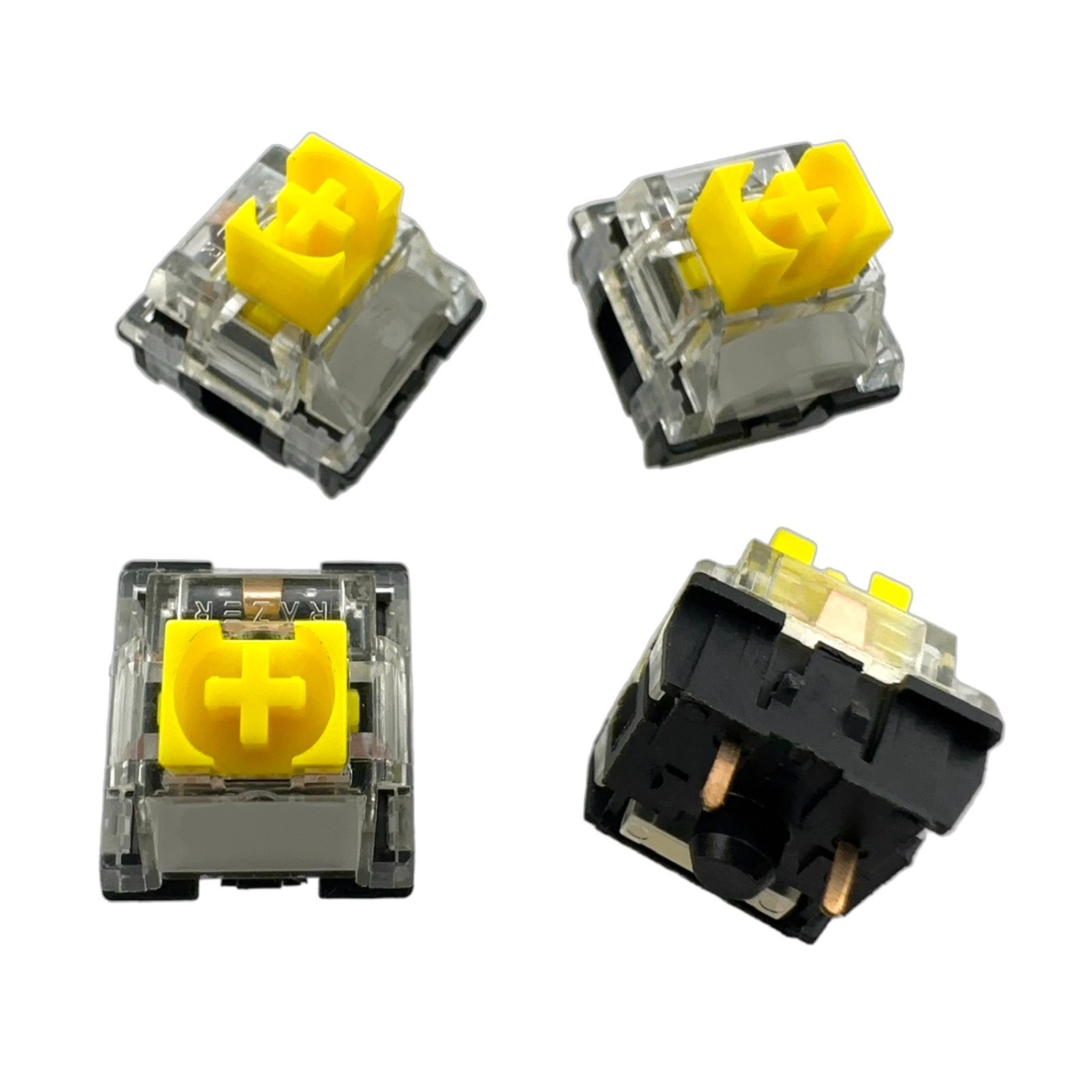 4 Pcs - Razer Blackwidow V3 Linear Yellow Mechanical Keyboard Switch - US Stock