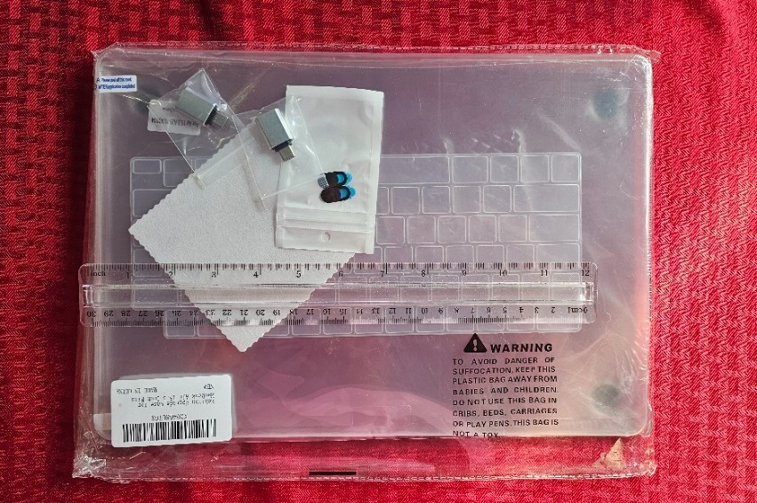 Mektron Clear See Through Ultra Thin Armor Case MacBook Air  15.3 Inch