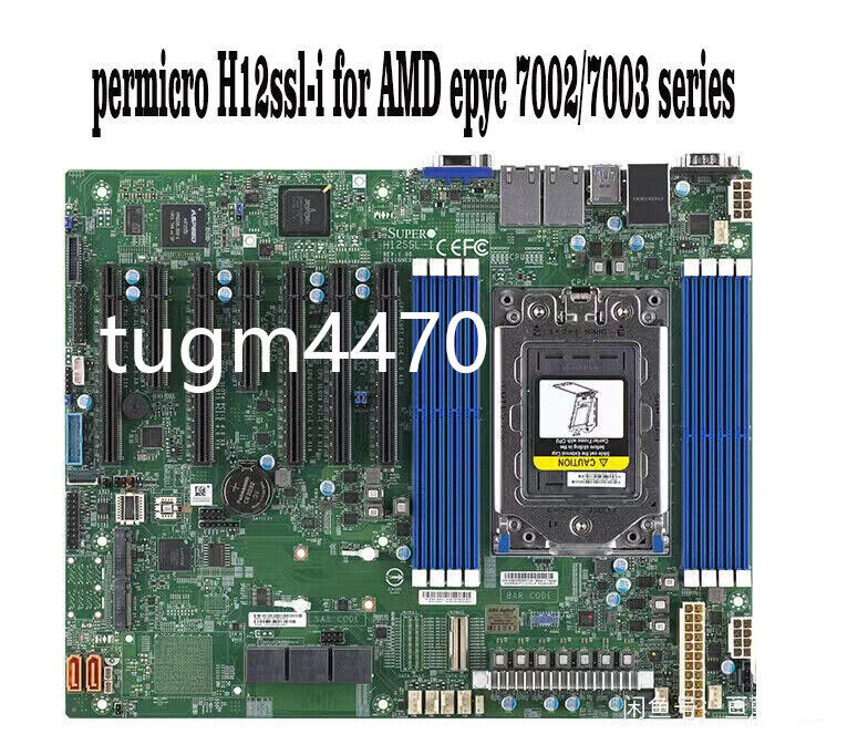 Supermicro H12ssl-i for AMD epyc 7002/7003 series single channel motherboard