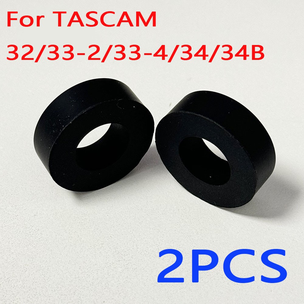 2PCS PINCH ROLLER TIRE FIT for TASCAM 32 33-2 33-4 34 34B Reel Player