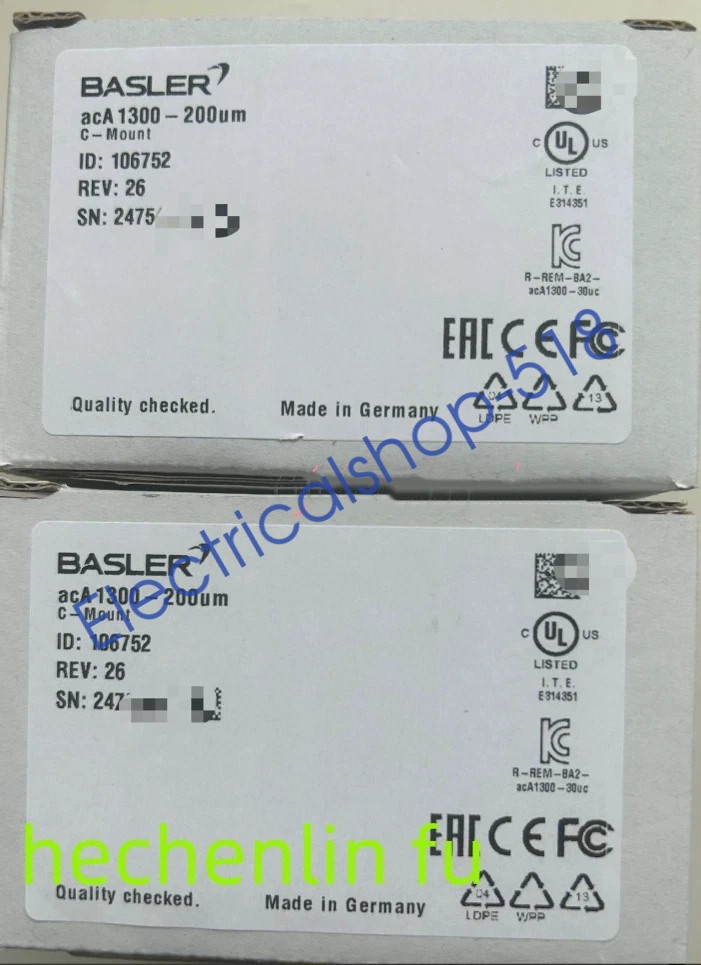 New BASLER acA1300-200um Industrial Camera Fast Delivery DHL/FedEx