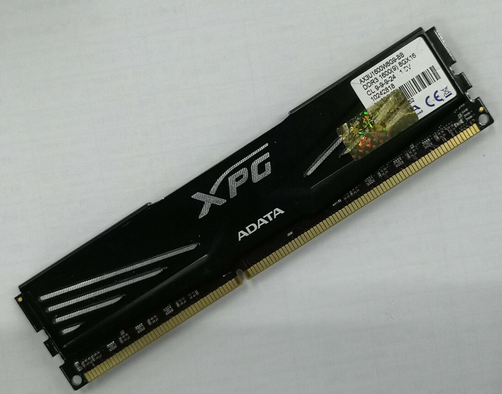ADATA  8GB DDR3 1600MHz  Desktop RAM  A-DATA AX3U1600W8G9-BB XMP CL9 Original