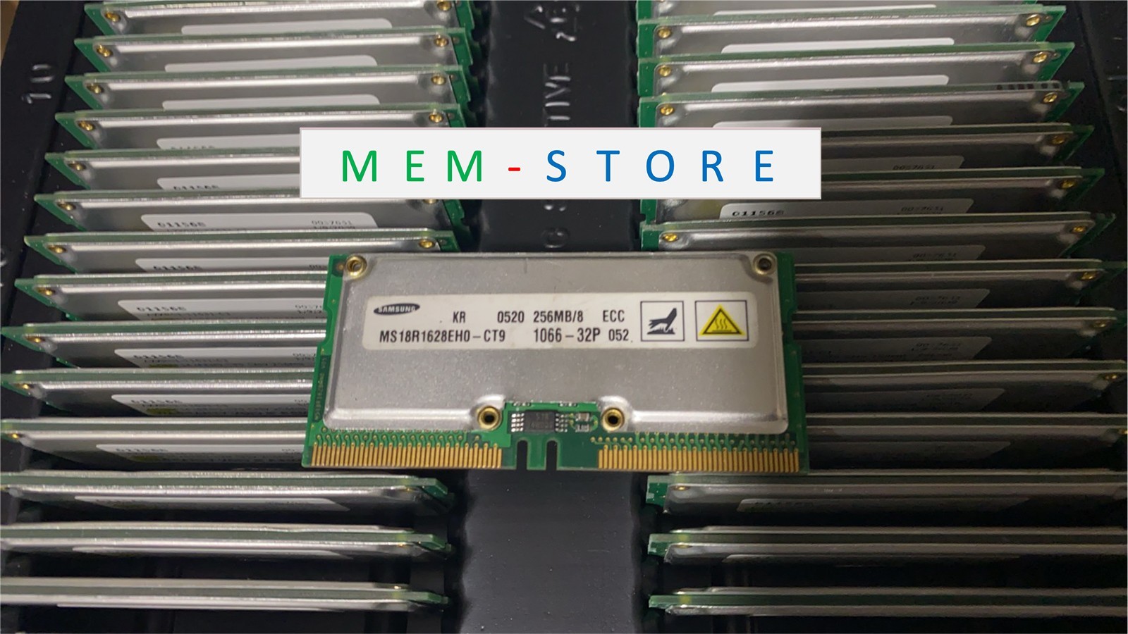 MS18R1628EH0-CT9 Samsung Rambus 256MB ECC PC1066 1066MHz RDRAM SODIMM Memory