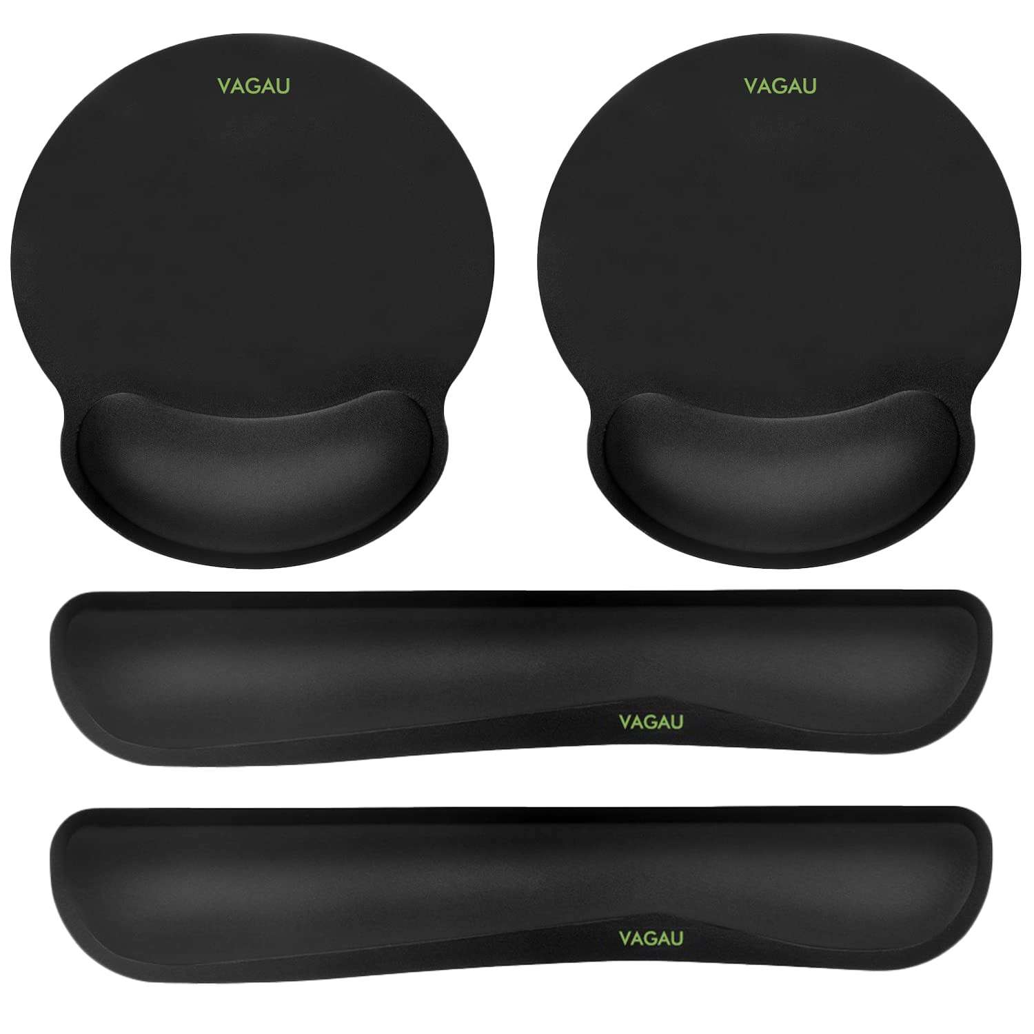Comfy Mee Premium Memory Foam Keyboard and Mouse Wrist Rest Pads Set- for Com...