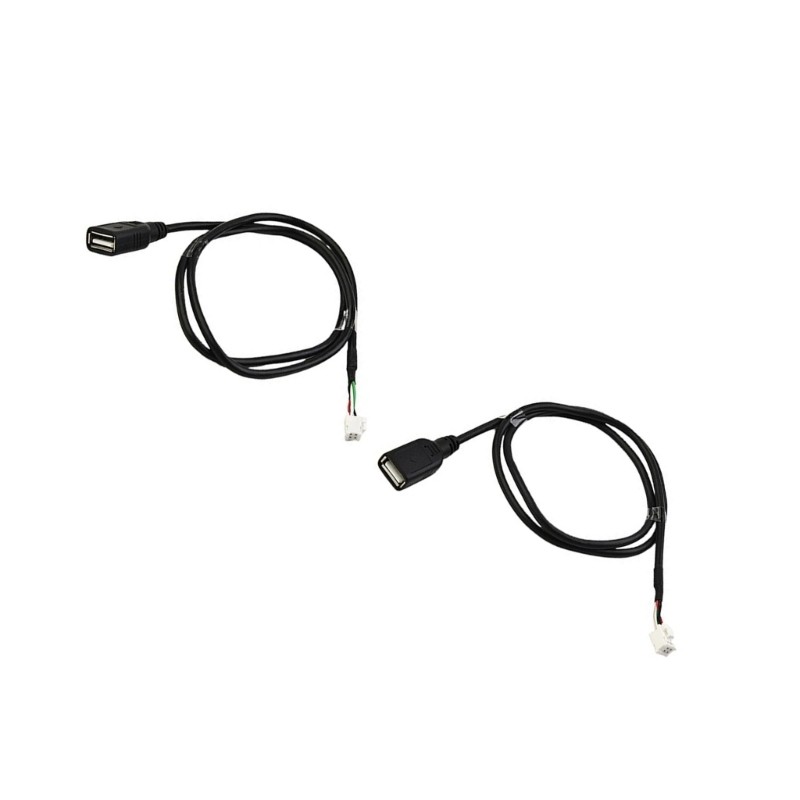 Universal Car USB Cable Adapter 4 6Pin Connector USB Extension Cable Adapter