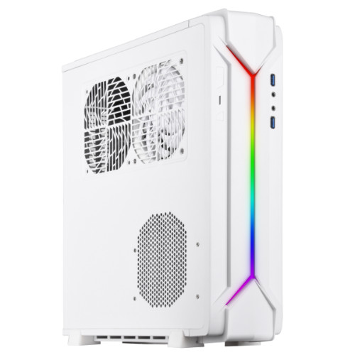 SilverStone Raven RVZ03-ARGB White PC Computer Mini Tower Case SST-RVZ03W-ARGB