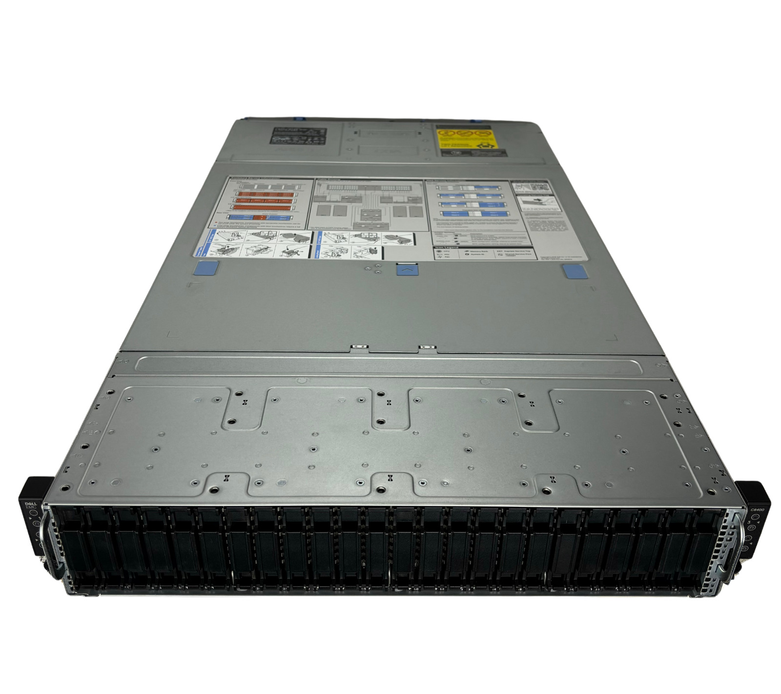 Poweredge C6400 w/ Qty 4 C6525(2x Heatsinks 1xHD Trays IDRAC 9 Enterprise) Rails