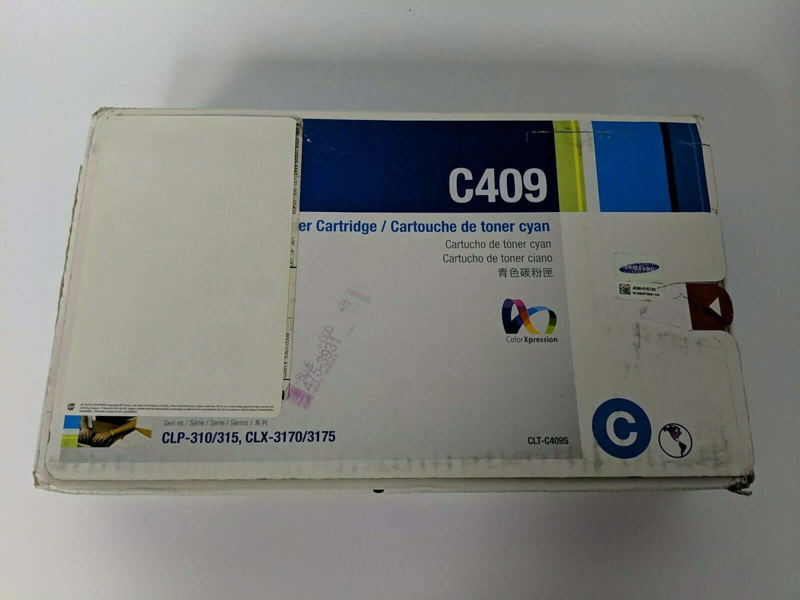 Samsung C409 CLT-C409S Cyan Genuine Toner Cartridge