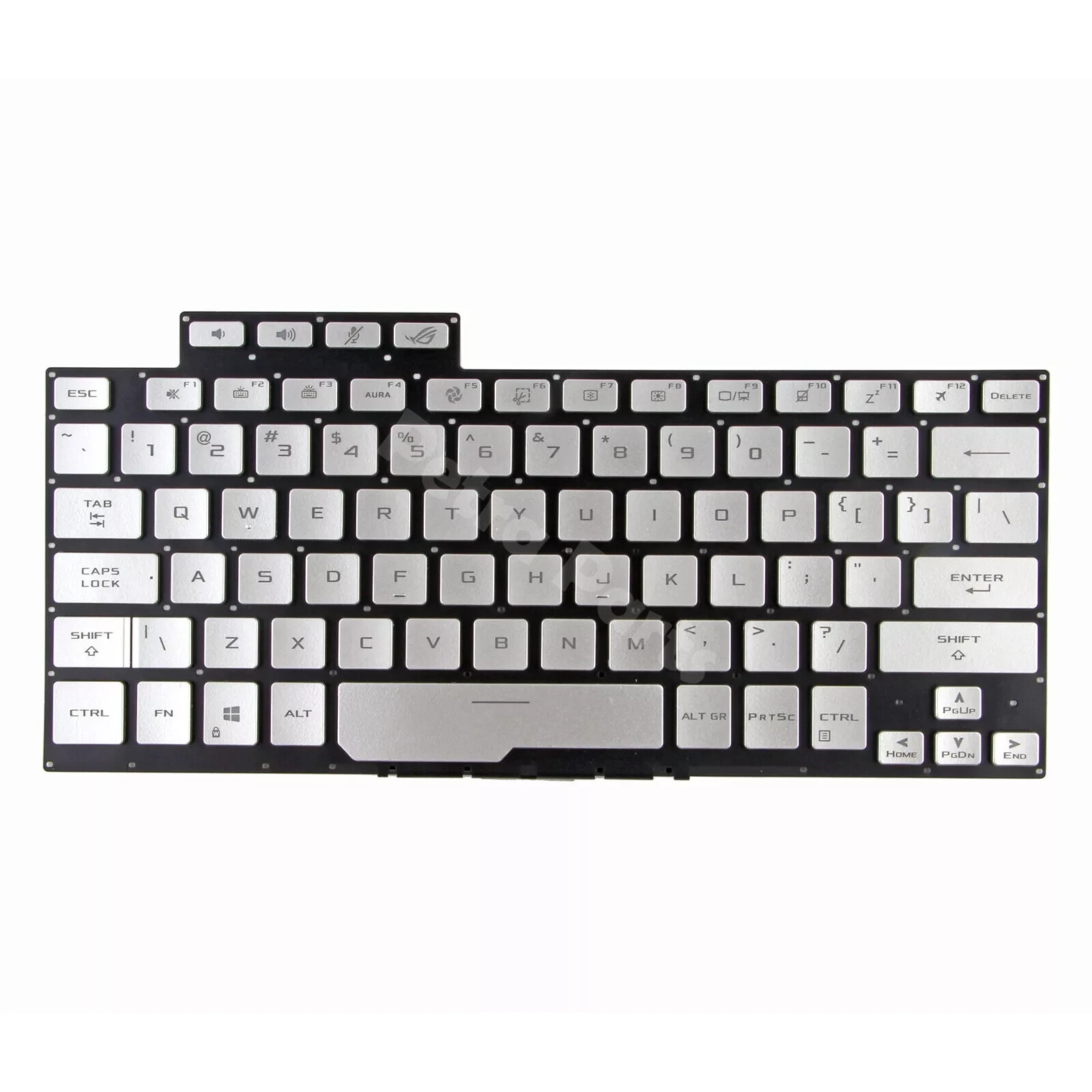 Laptop Keyboard ASUS ROG Zephyrus G14 GA401 GA401U Silver US Backlit