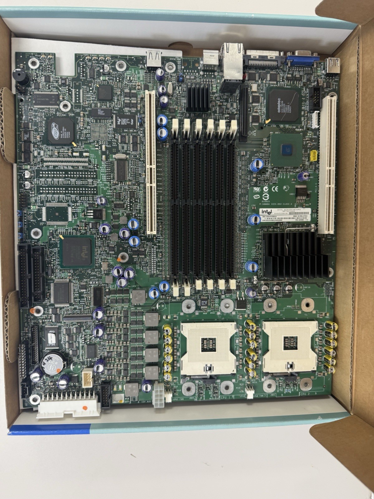 Used & Tested INTEL SE7501WV2 Server Motherboard