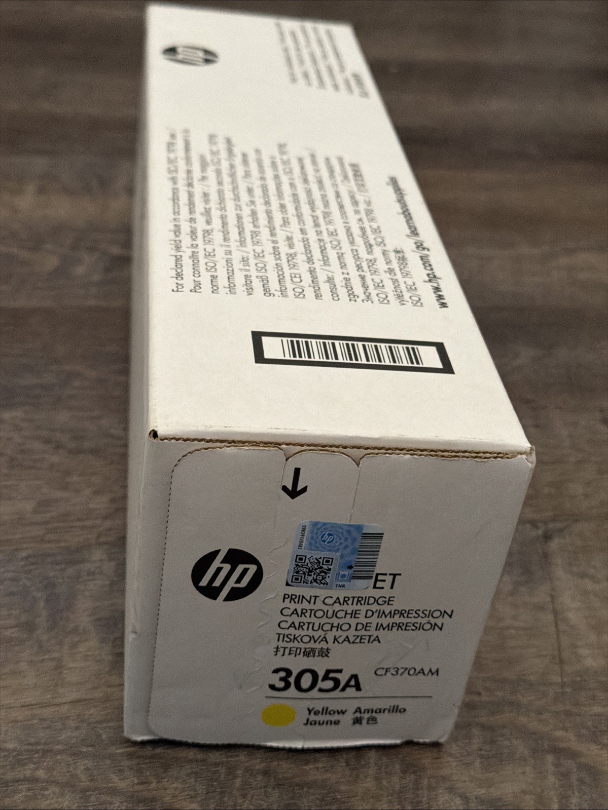 HP 305A Yellow Original LaserJet Toner Cartridge, CE412A Genuine Sealed