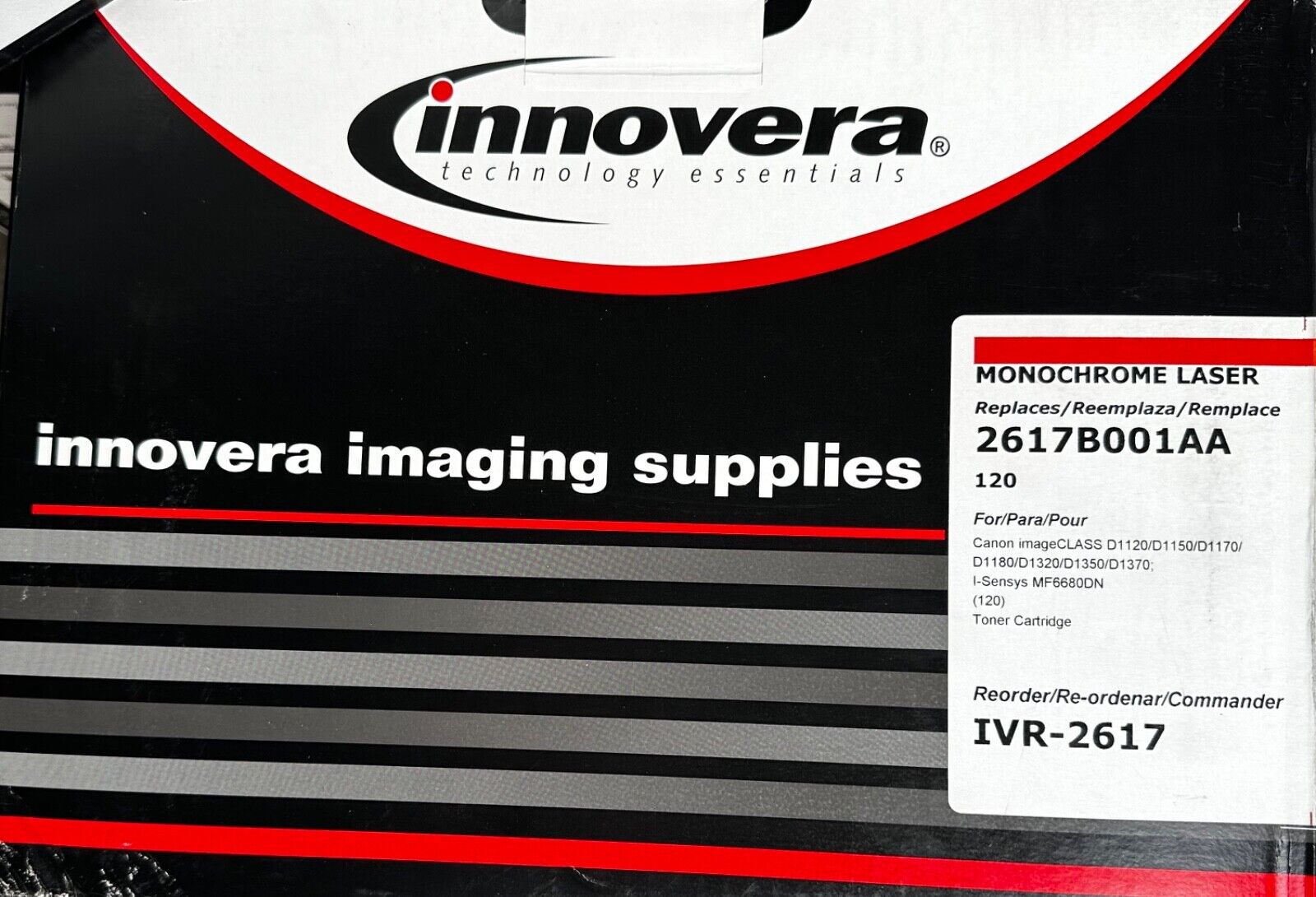New Innovera Reman Black Toner Replacement for Canon 120 2617B001AA IVR2617