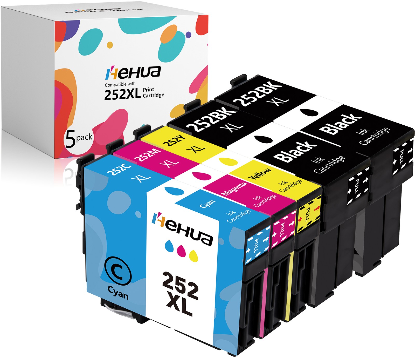 T252XL 252XL Ink Cartridges For Epson WorkForce WF-3620 WF-3640 WF-7610 WF-7110