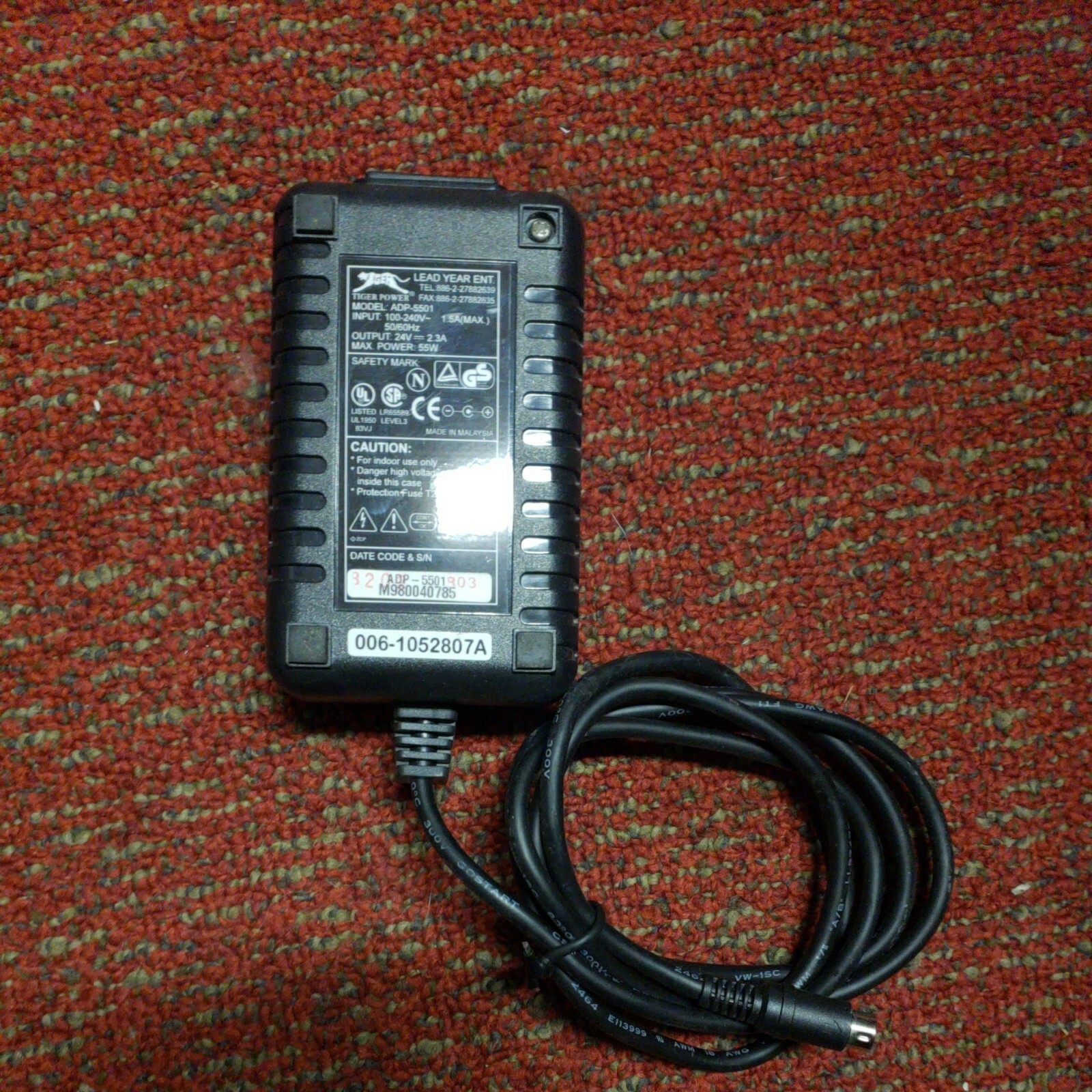 Tiger Power Adp-5501 Power Supply 24v 2.3a fast ship