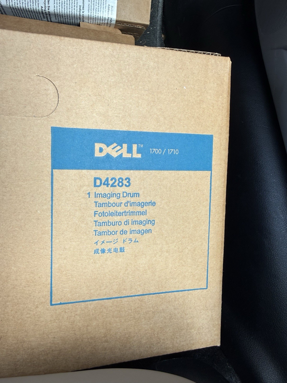 Dell D4283 Black Imaging Drum For 1700 1710 Genuine New Sealed Box